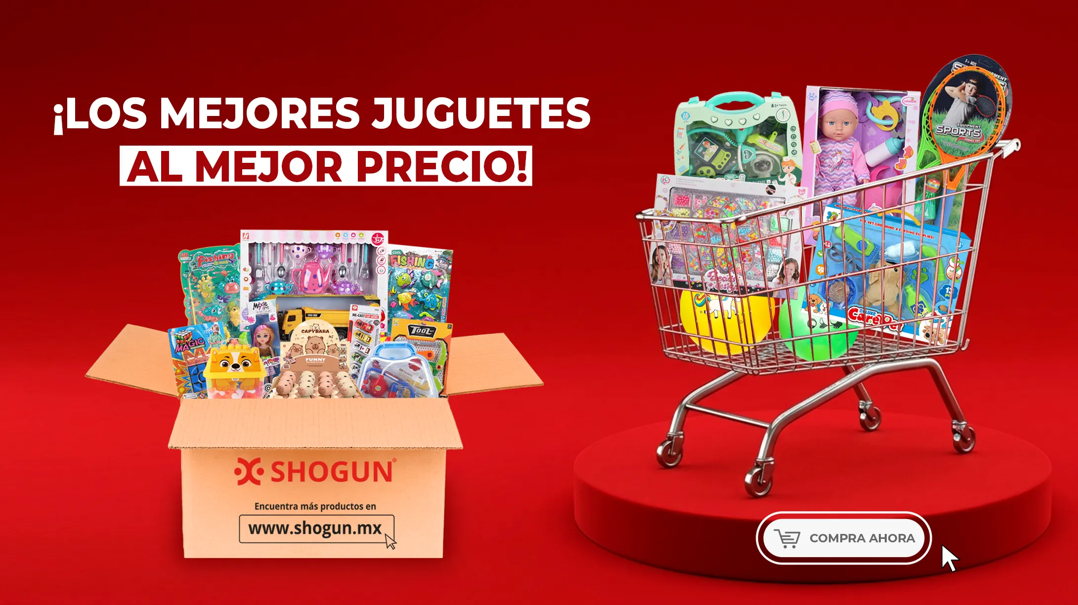 Shogun juguetes al mejor precio banner principal