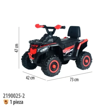 MOTOCICLETA MONTABLE ELECTRICA ROJO