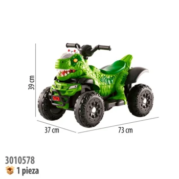 MOTOCICLETA MONTABLE ELECTRICA VERDE