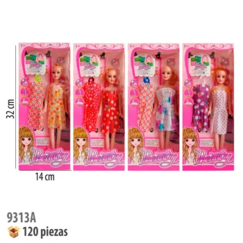 MUÑECA CON ACCESORIOS