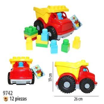 CAMION CONSTRUCCION CON BLOQUES