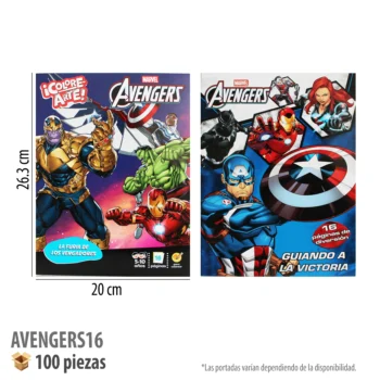 LIBRO PARA COLOREAR 16 PGS AVENGERS