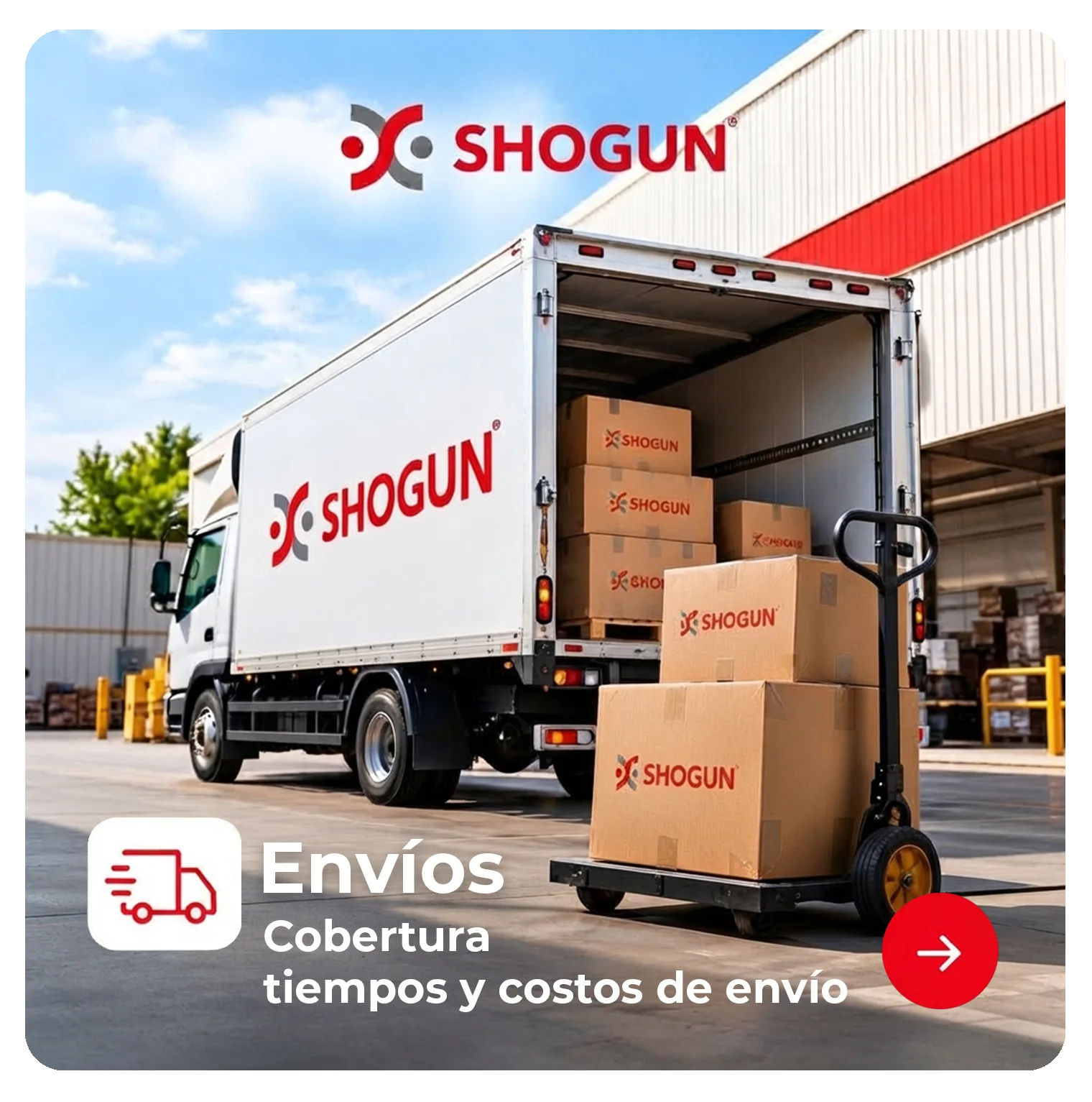 Envíos Shogun: cobertura, tiempos y costos