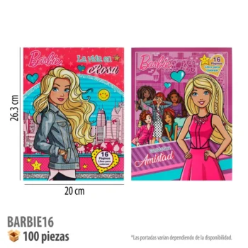 LIBRO COLOREAR 16 PGS BARBIE