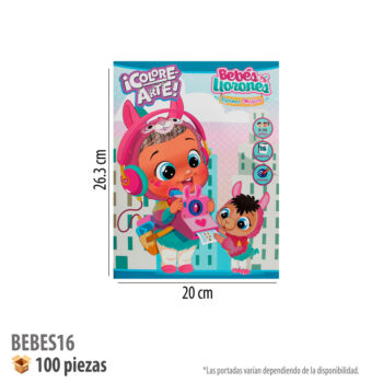 LIBRO PARA COLOREAR 16 PGS BEBES