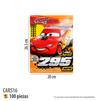 LIBRO COLOREAR 16 PGS CARS