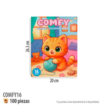 LIBRO PARA COLOREAR 16 PAGS COMFY