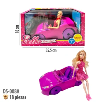 MUÑECA CON CARRO.
