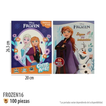 LIBRO COLOREAR 16 PGS FROZEN