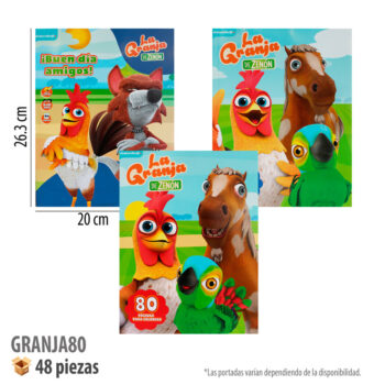LIBRO PARA COLOREAR 80 PAGS GRANJA
