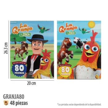 LIBRO PARA COLOREAR 80 PAGS GRANJA