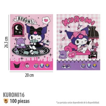 LIBRO PARA COLOREAR 16 PAGS KUROMI