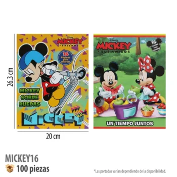 LIBRO COLOREAR 16 PGS MICKEY