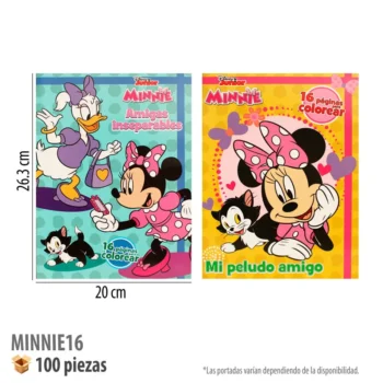 LIBRO COLOREAR 16 PGS MINNIE