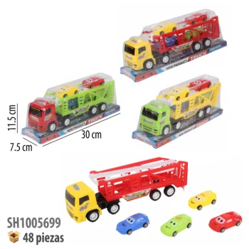 TRAILER MADRINA CON CARROS FRICCION
