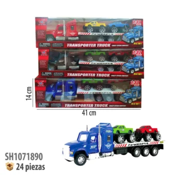 TRAILER CON VEHICULOS FRICCION