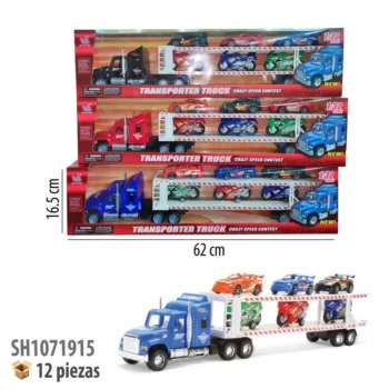 TRAILER CON VEHICULOS FRICCION