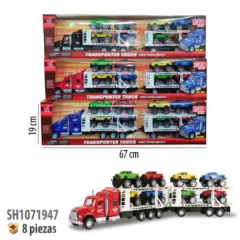 TRAILER FRICCION CON VEHICULOS