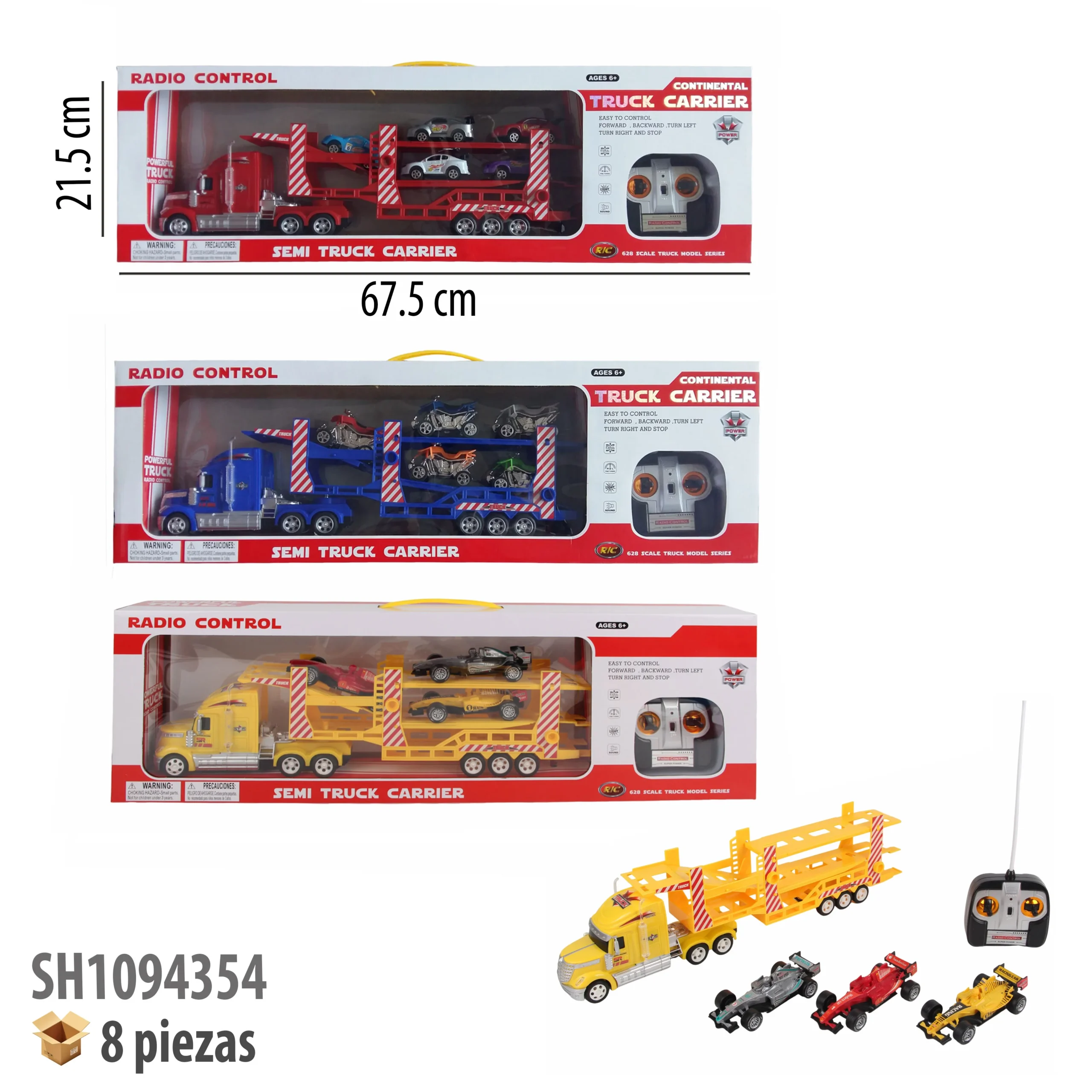 TRAILER CON CONTROL REMOTO