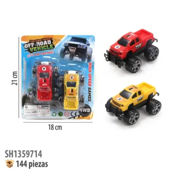 CARROS 2 PIEZAS