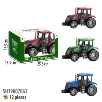 TRACTOR DE GRANJA CON LUZ Y SONIDO.