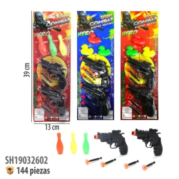 PISTOLA CON ACCESORIOS