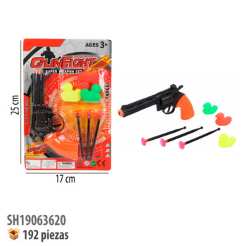 RIFLE DE DARDOS CON ACCESORIOS