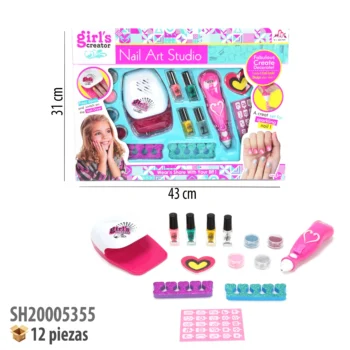JUEGO DE UÑAS CON VENTILADOR