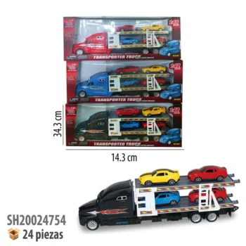 TRAILER CON VEHICULOS FRICCION