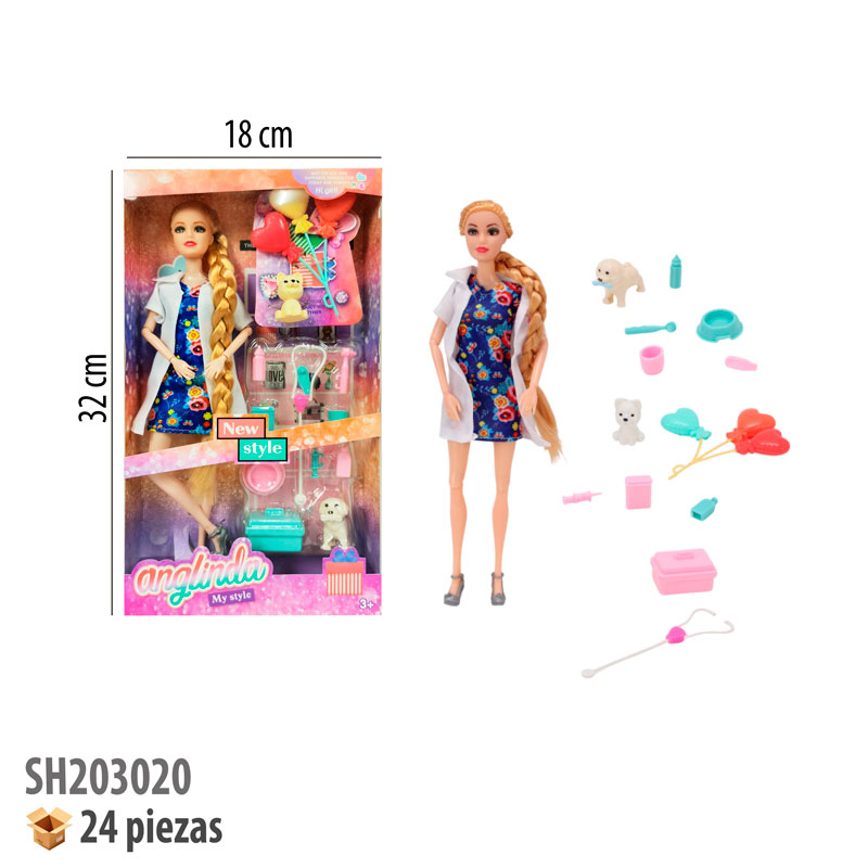 MUÑECA CON ACCESORIOS