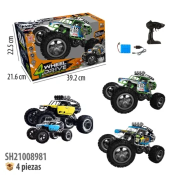 CAMIONETA CON CONTROL REMOTO RECARGABLE
