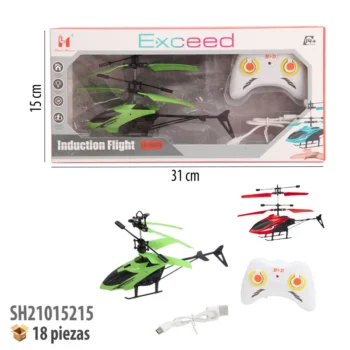 HELICOPTERO CON CONTROL REMOTO RECARGABLE
