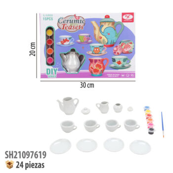 JUEGO DE TE CERAMICA.