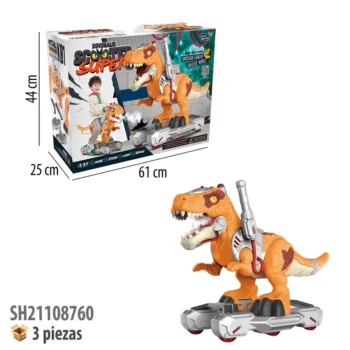DINOSAURIO CON LUZ Y SONIDO