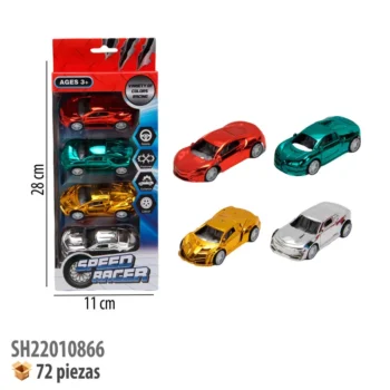 CARROS 4 PIEZAS.