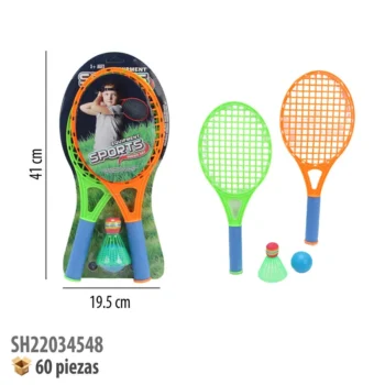 JUEGO DE RAQUETAS