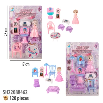 CASA DE MUÑECAS CON ACCESORIOS