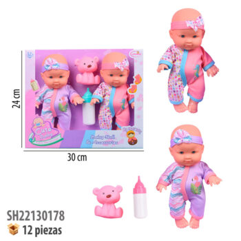 MUÑECA CON ACCESORIOS