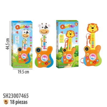 GUITARRA CON LUZ Y SONIDO