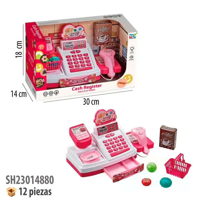 CAJA REGISTRADORA CON LUZ Y SONIDO