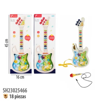 GUITARRA CON LUZ Y SONIDO