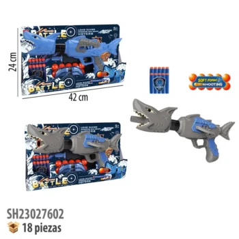 PISTOLA DE PELOTAS CON ACCESORIOS