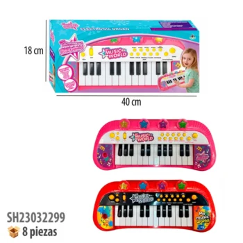 PIANO CON LUZ Y SONIDO