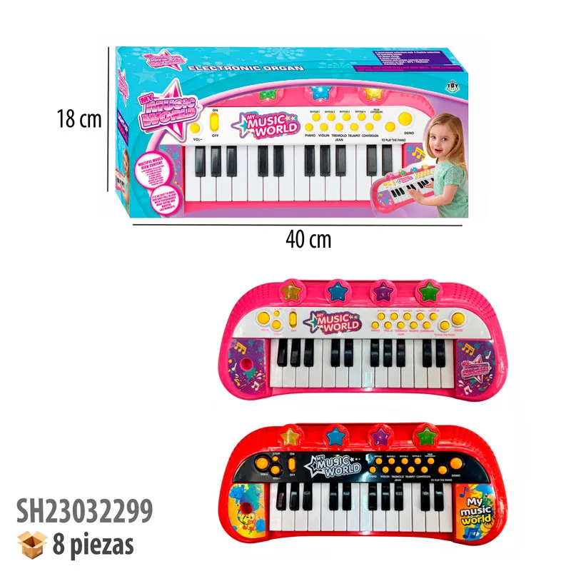 PIANO CON LUZ Y SONIDO