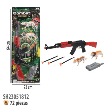 RIFLE CON ACCESORIOS