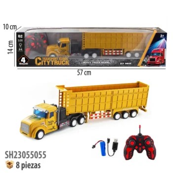 TRAILER CON CONTROL REMOTO RECARGABLE
