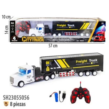 TRAILER CON CONTROL REMOTO RECARGABLE