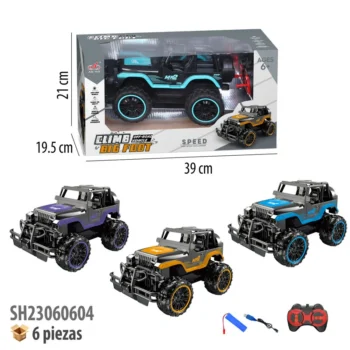 CAMIONETA CON CONTROL REMOTO RECARGABLE