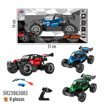 CARRO CON CONTROL REMOTO RECARGABLE