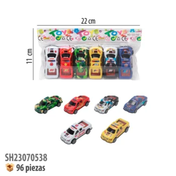 CARRITOS DE METAL 6 PIEZAS